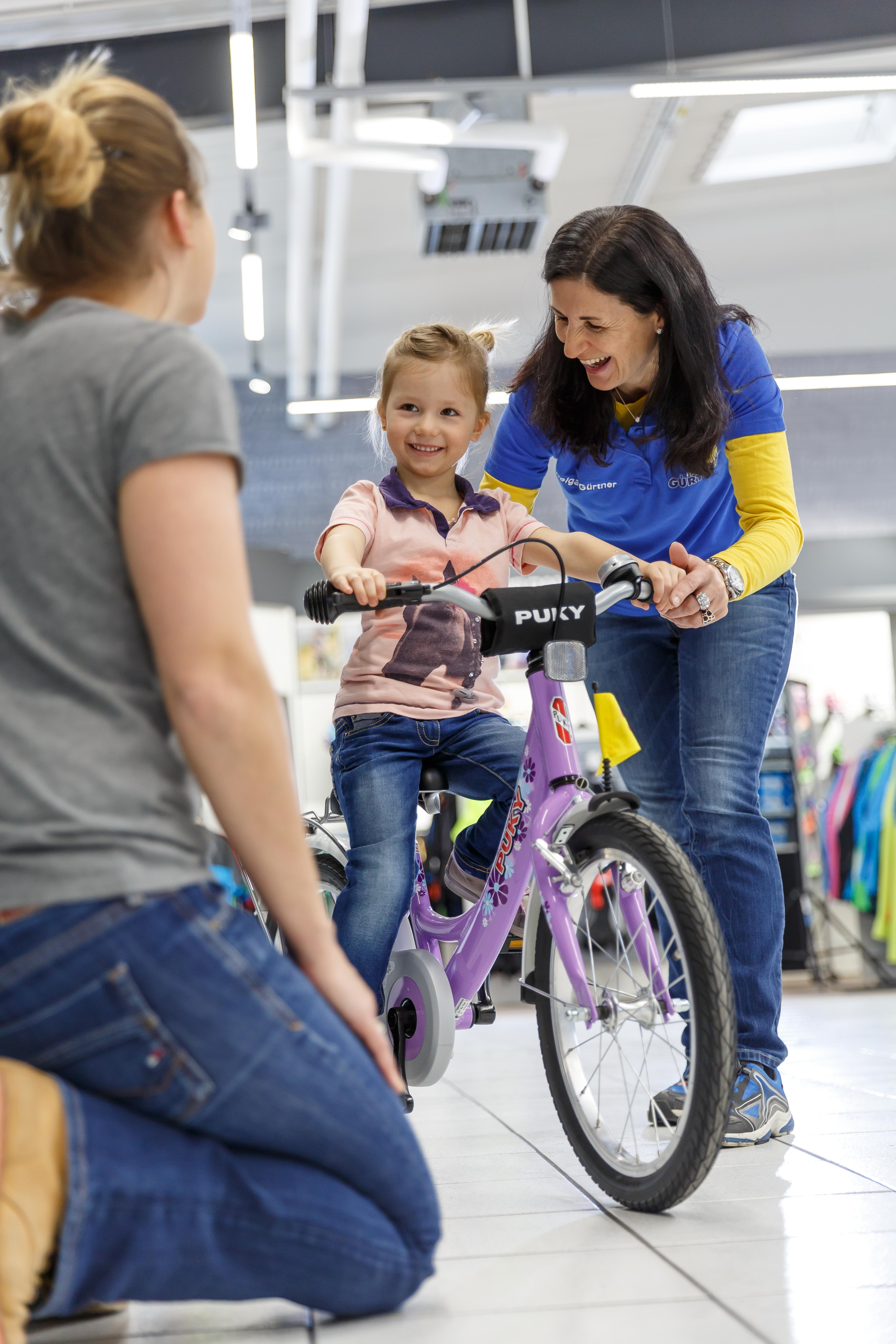 Kinder- und Jugendrad-Kaufberatung bei Radmarkt Gürtner in Altdorf bei Landshut